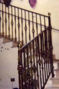 Parapetto di prestigio in ferro battuto